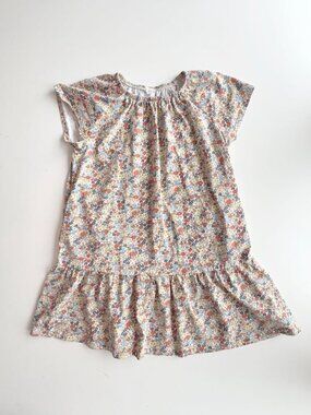 Girls' ARKET Floral Cotton Jersey Relaxed A-Line Tent Dress, Size 7-8